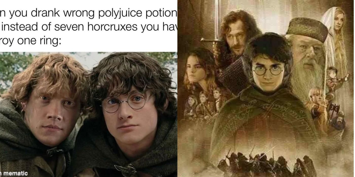 10 Hilarious Memes That Prove Harry Potter and Lord Of The Rings Are Way  Too Similar