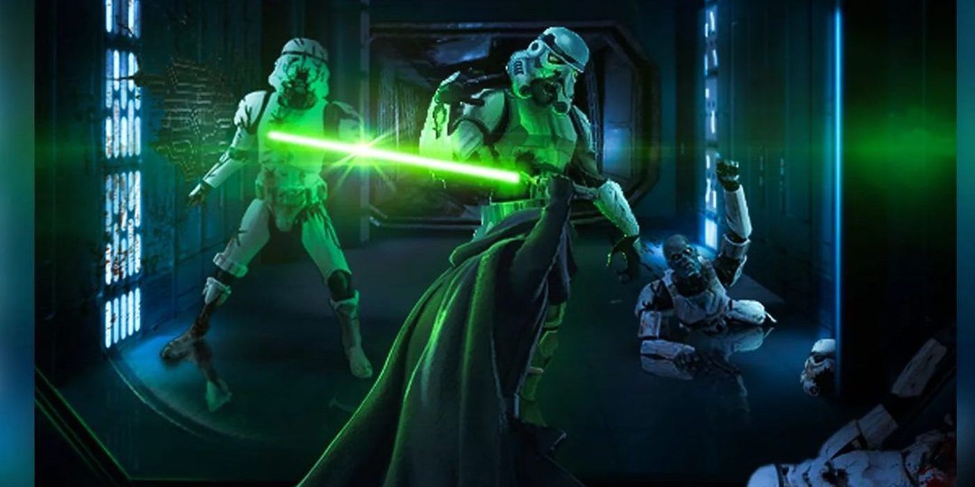 Luke Skywalker Battles Zombie Stormtroopers in Epic Star
