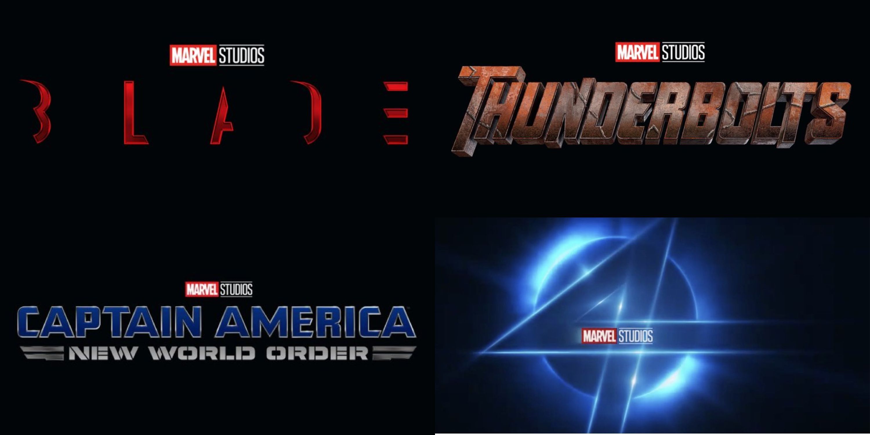 MCU Phase 5 Movies Logos