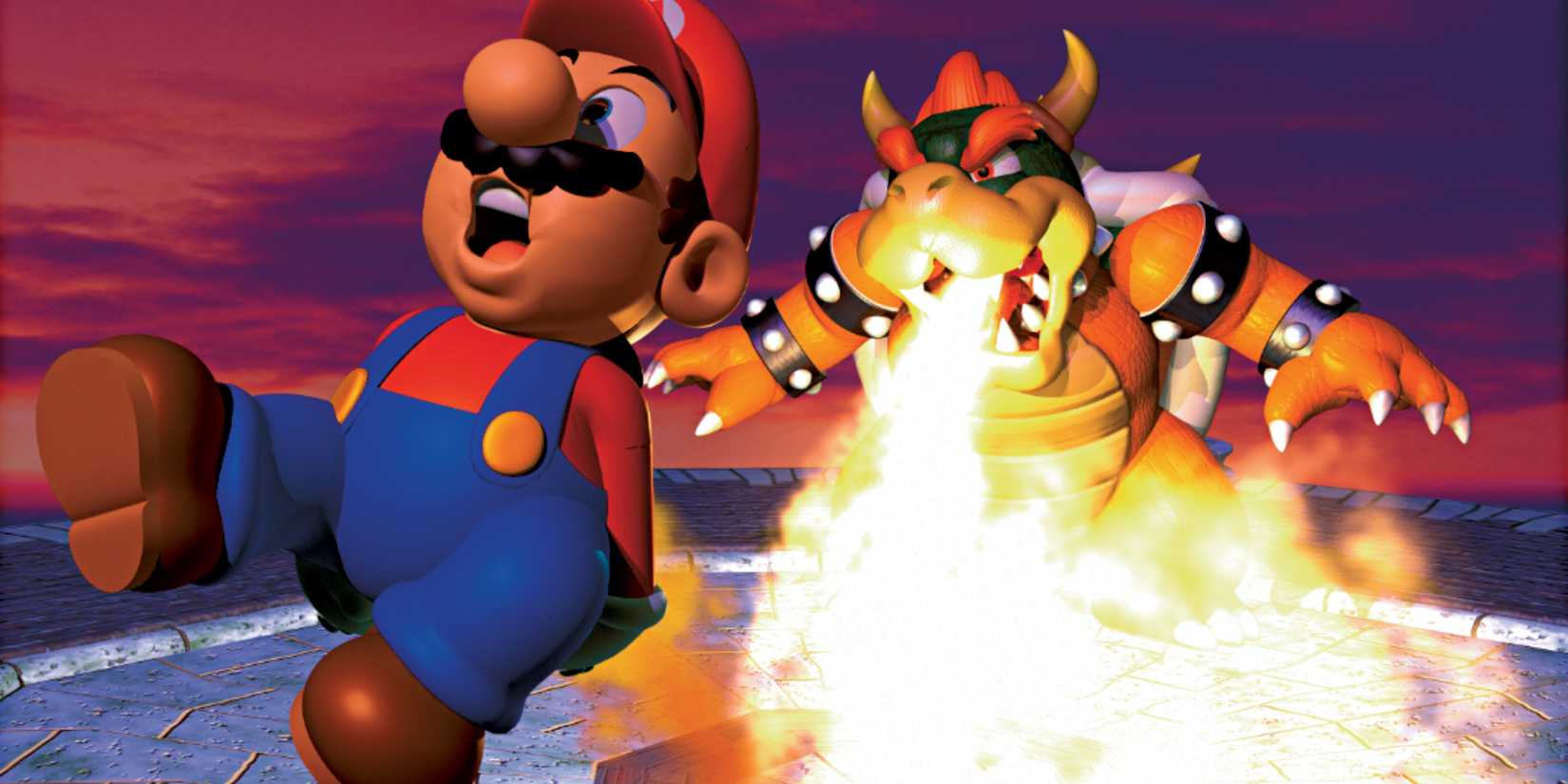 Nintendo Mario 64 Boswer Fire Cover