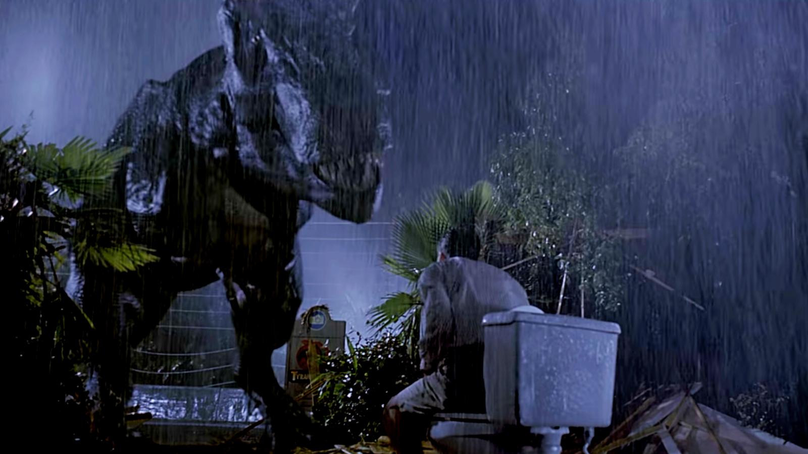 Jurassic Park T-Rex persiguiendo a Malcolm por X-Plus | Hobbyist Forums