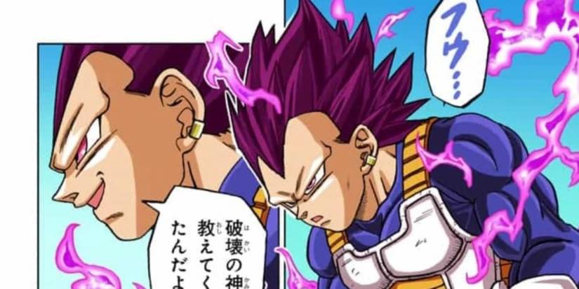 Ultra Ego Vegeta - Dragon Ball Super color manga.