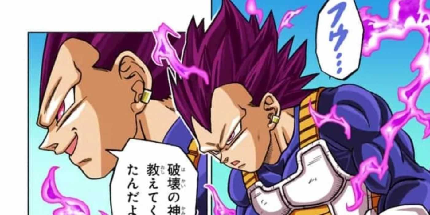 Ultra Ego Vegeta - Manga couleur Dragon Ball Super.