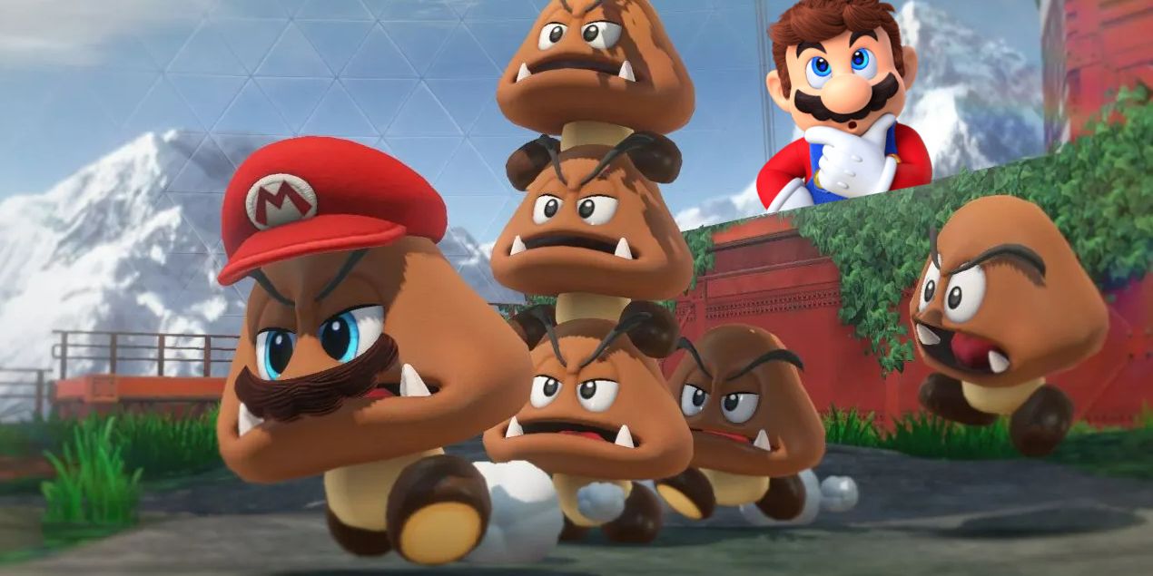 Super Mario Odyssey Goombas