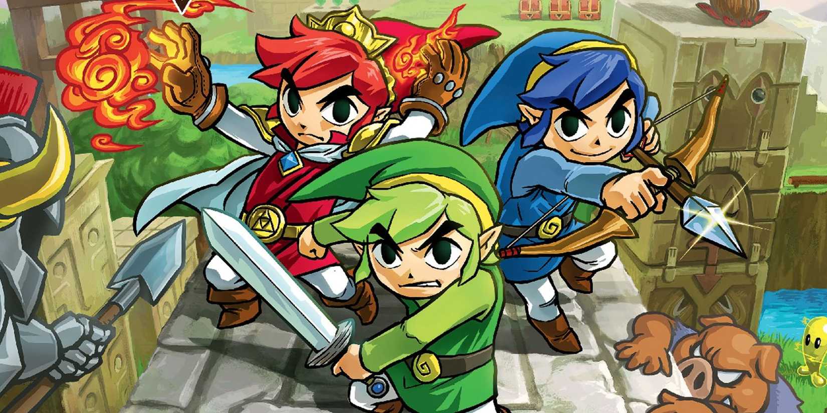 The Legend of Zelda Tri Force Heroes key art