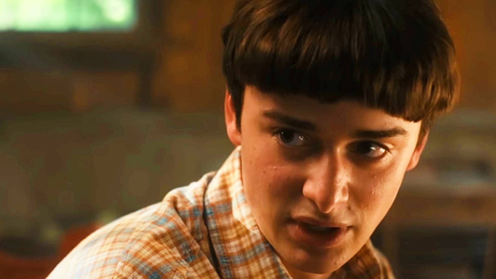 Upset Will Byers in Stranger Things Season 4