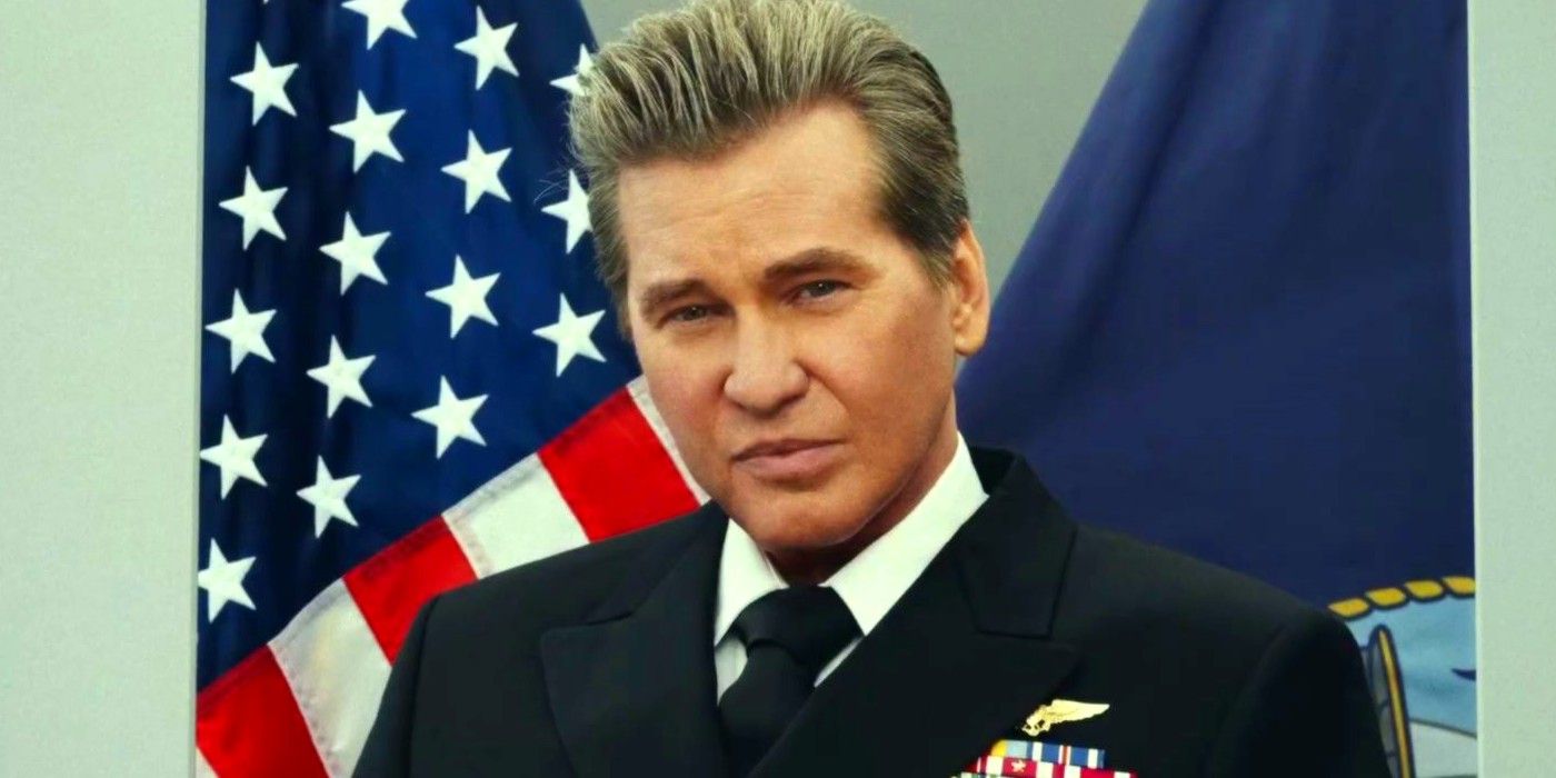 How Val Kilmer Reacted to Seeing Top Gun 2 Iceman Scene for First Time