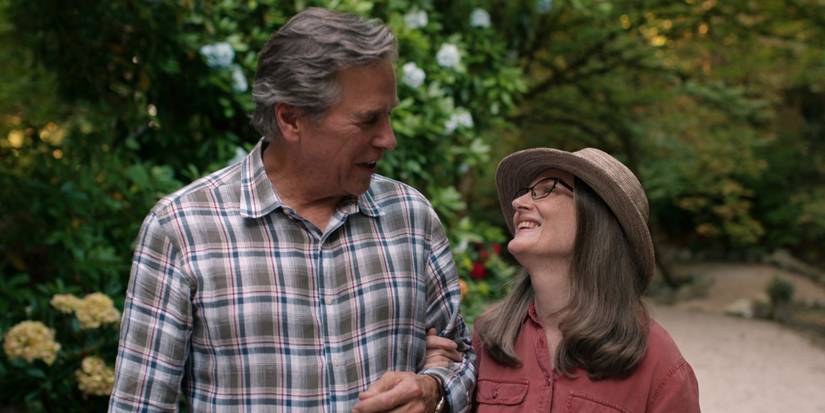 Doc and Hope smiling at each other on Virgin River.