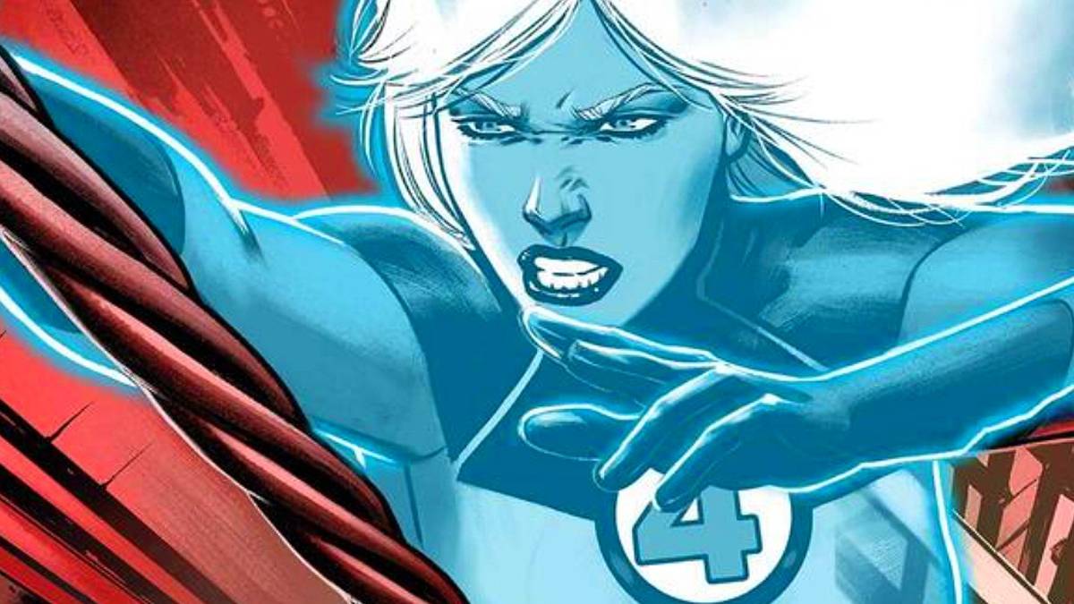 Invisible Woman Comic Panels