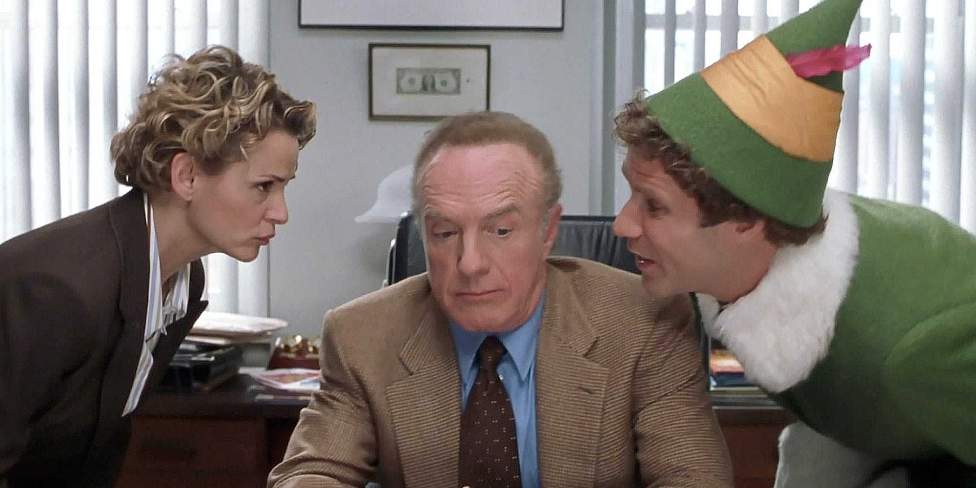 Buddy In Elf Will Ferrell Is Freaked Out By Creepy Life-Size Animatronic Of Buddy ...