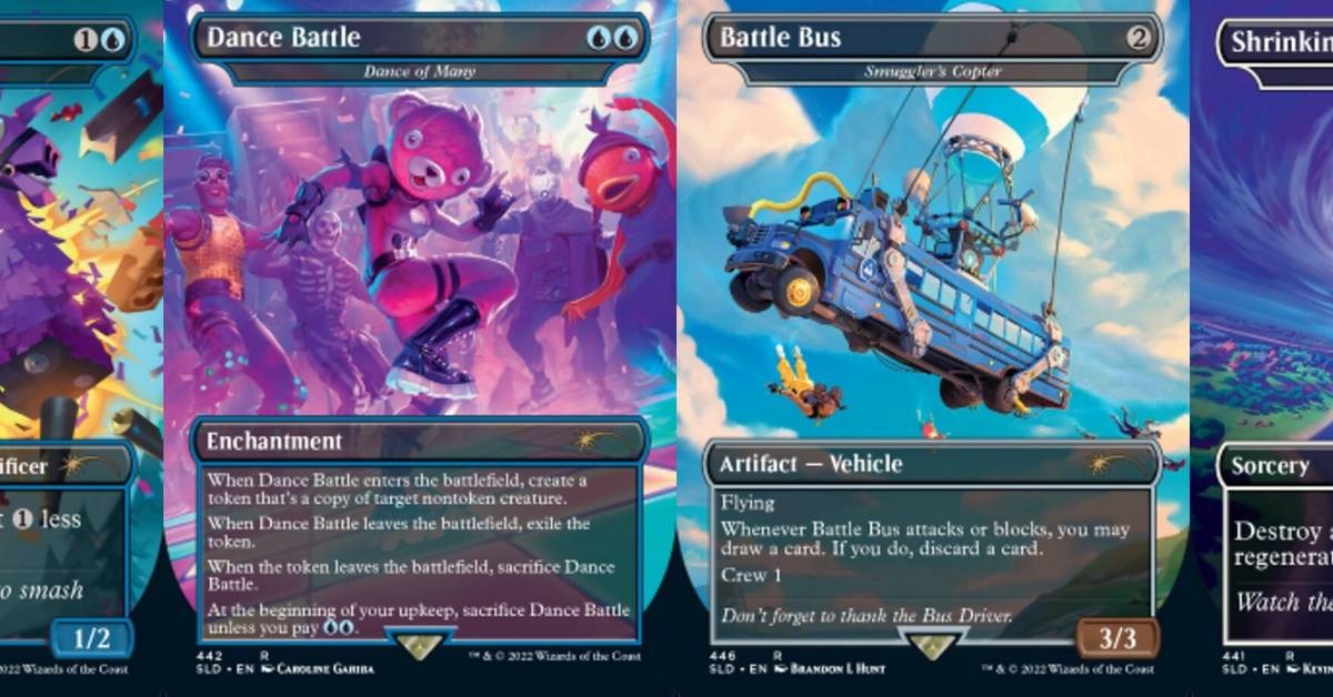 mtg fortnite cards The Spire | Wiki Shrinking Storm MTG Secret Lair Fortnite PSA