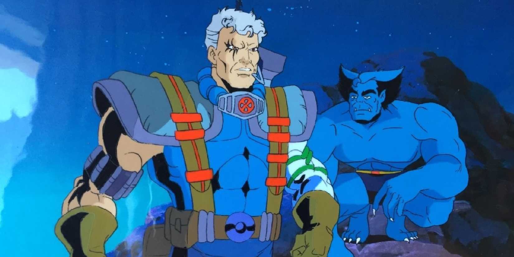 Cable e Bishop em X-Men: The Animated Series