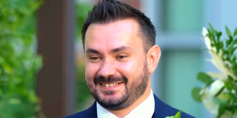 An image of Chris Collette smiling in Married At First Sight