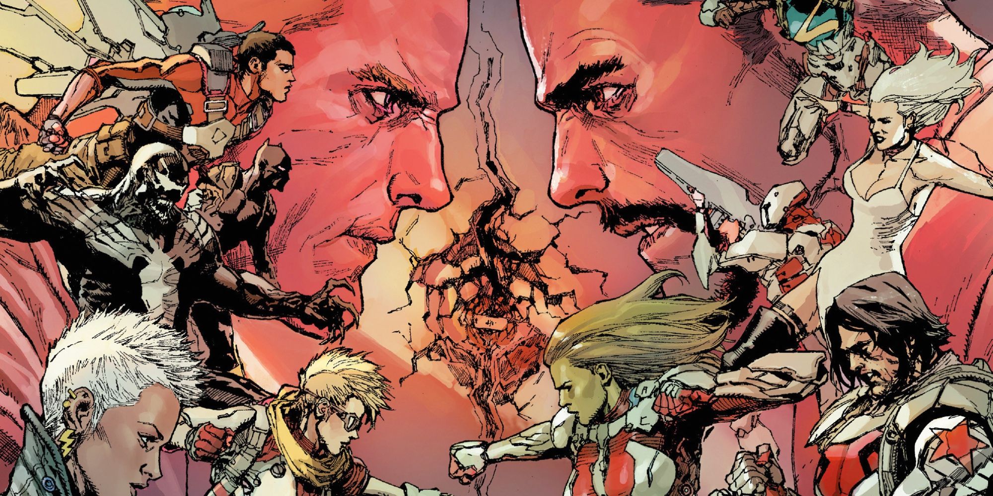 A Bigger Civil War During The Secret Wars Of The Comics