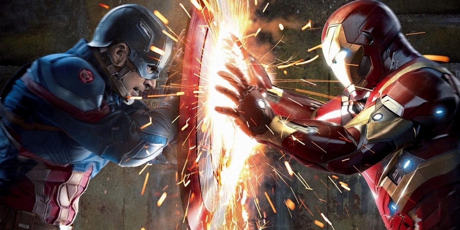 Captain America vs. Iron Man in Civil War
