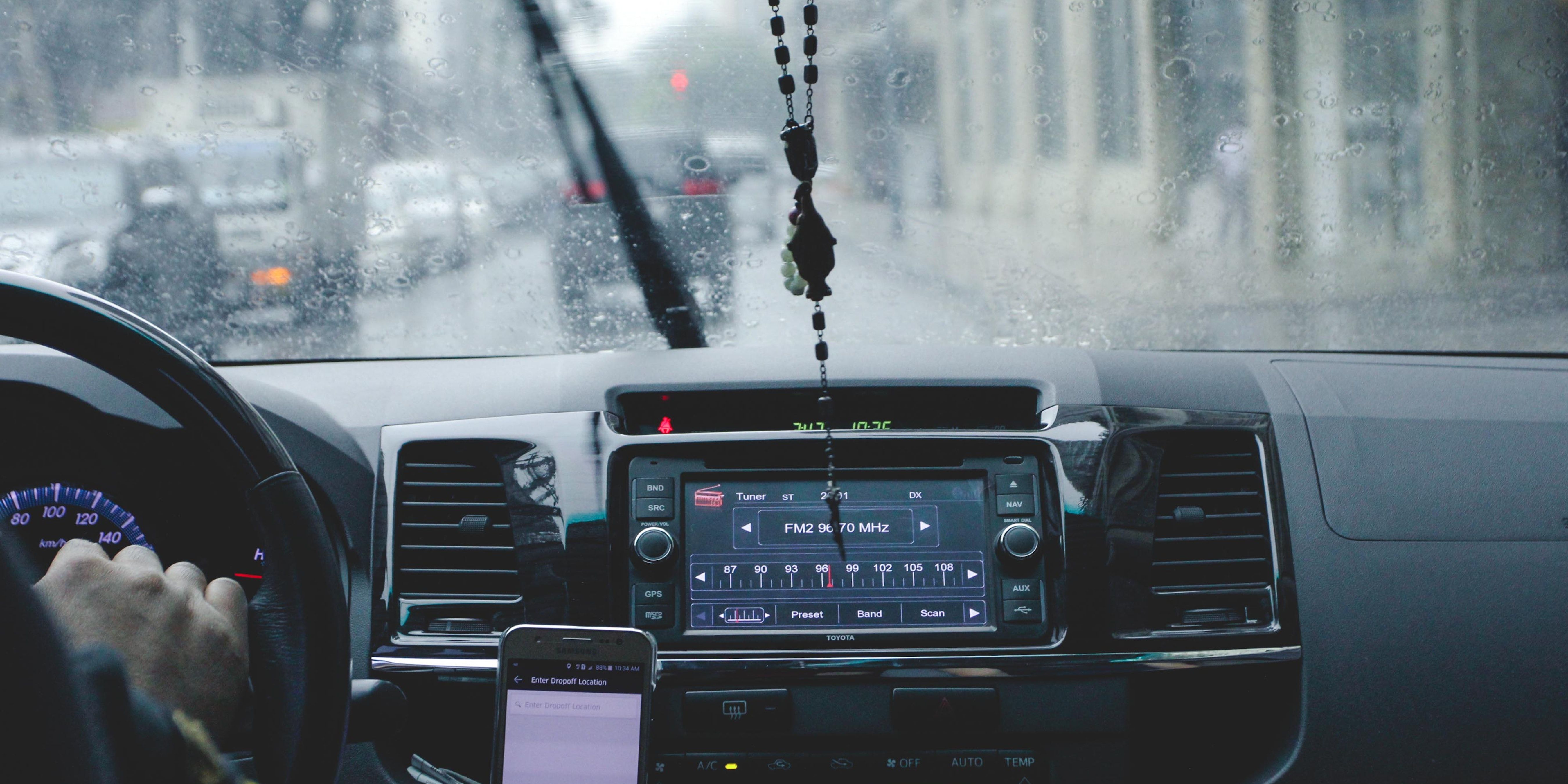 Car phone mount attachment