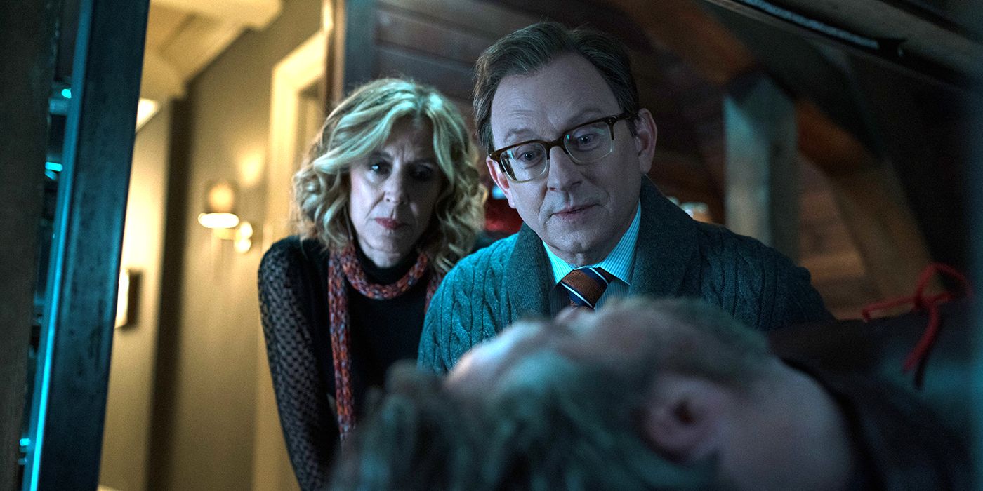 Christine Lahti and Michael Emerson in Evil Season 3