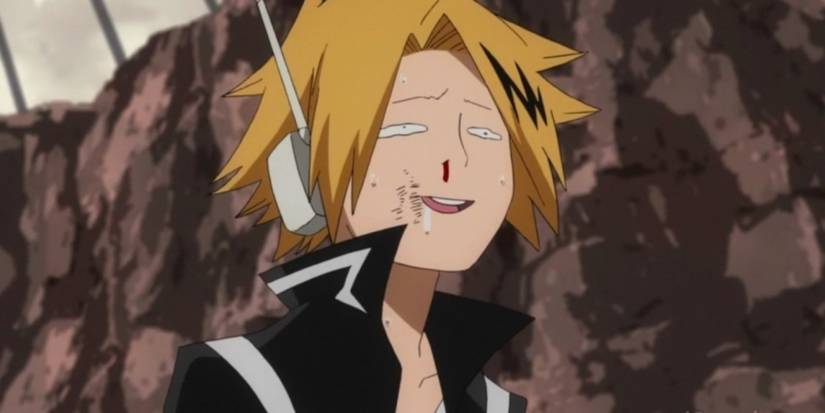 Denki Kaminari de My Hero Acadmia em curto-circuito
