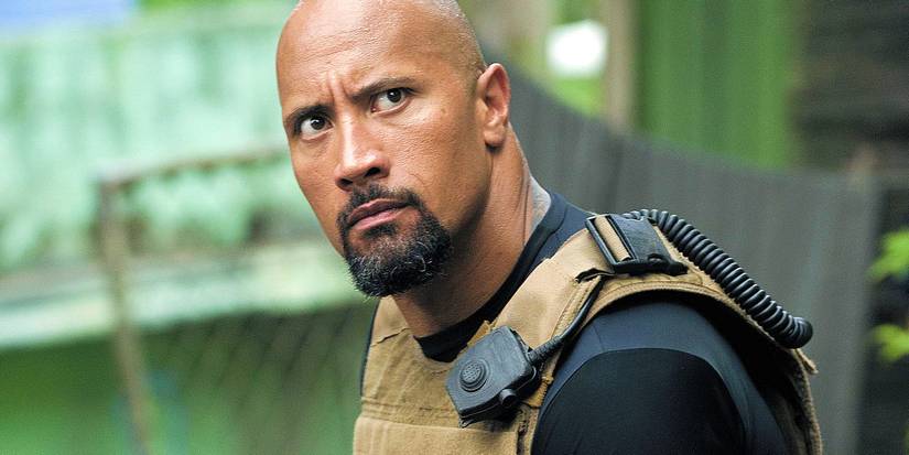Dwayne Johnsons Hobbs sieht in Fast Five ernst aus