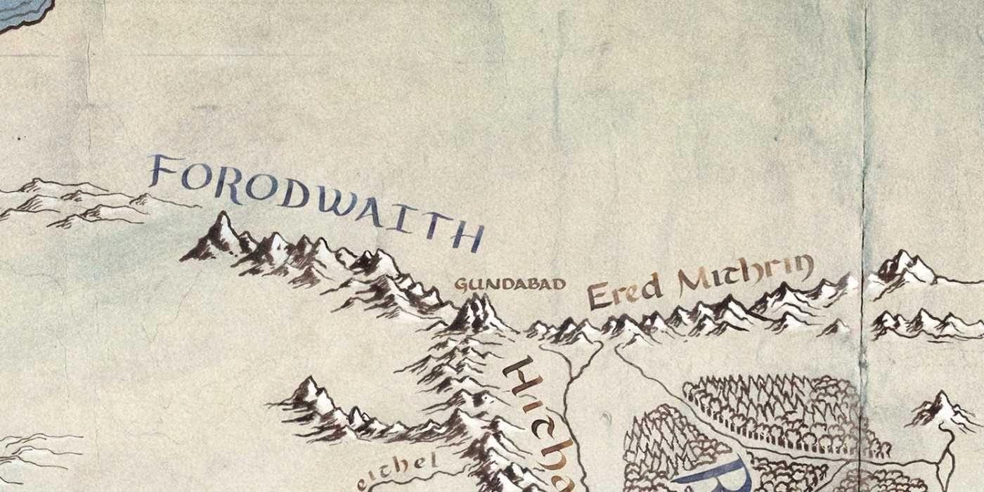 Forodwaith on the Rings of Power map.