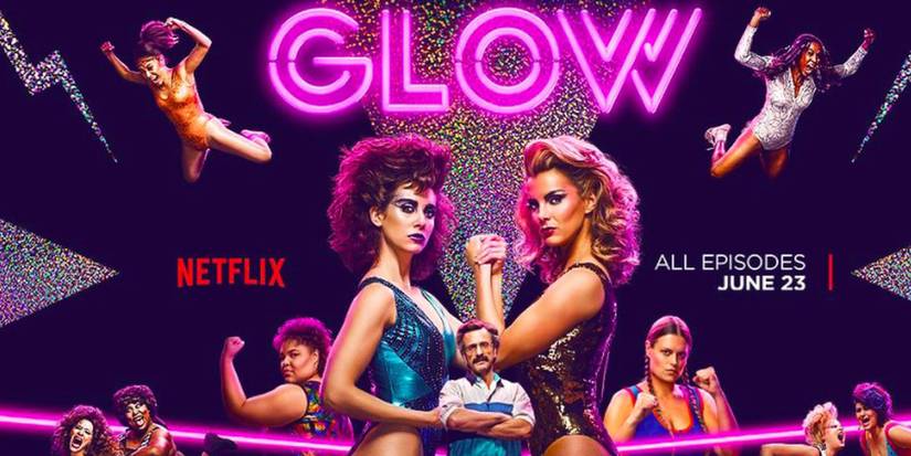 Pôster de GLOW da Netflix