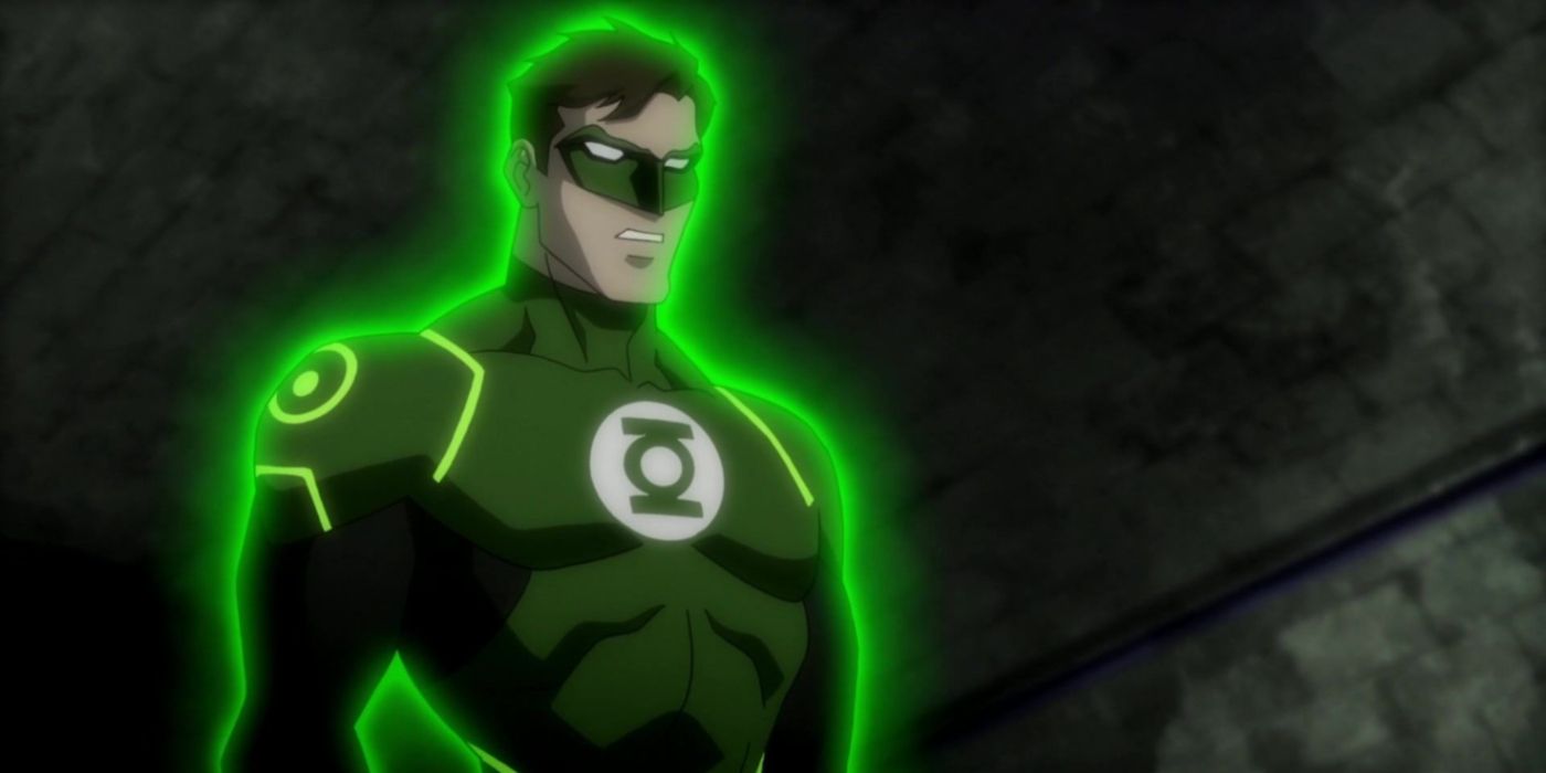 Green Lantern Hal Jordan in the DC Animated Movie Universe