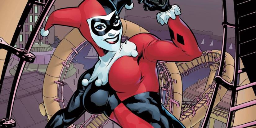 Harley Quinn on the cover of her first solo series in DC Comics.