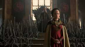 Rhaenyra scowling in House of the Dragon