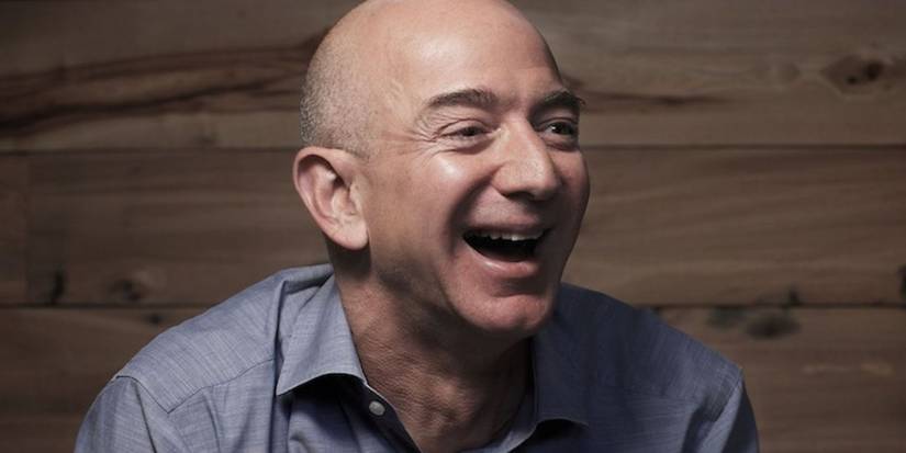 Jeff Bezos Laughing