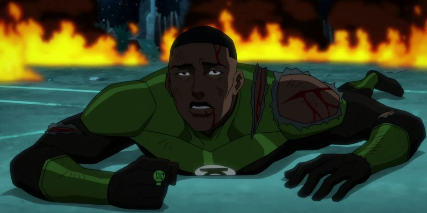 Morte de John Stewart em Liga da Justiça Sombria: Guerra de Apokolips