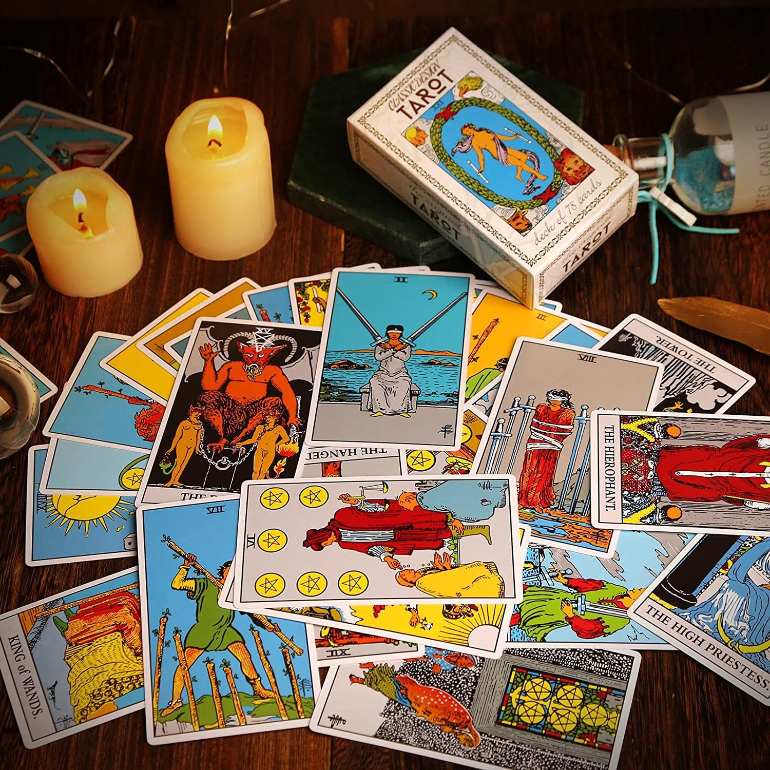 MagicSeer Classic Tarot Cards with Guidebook best Tarot decks for beginners