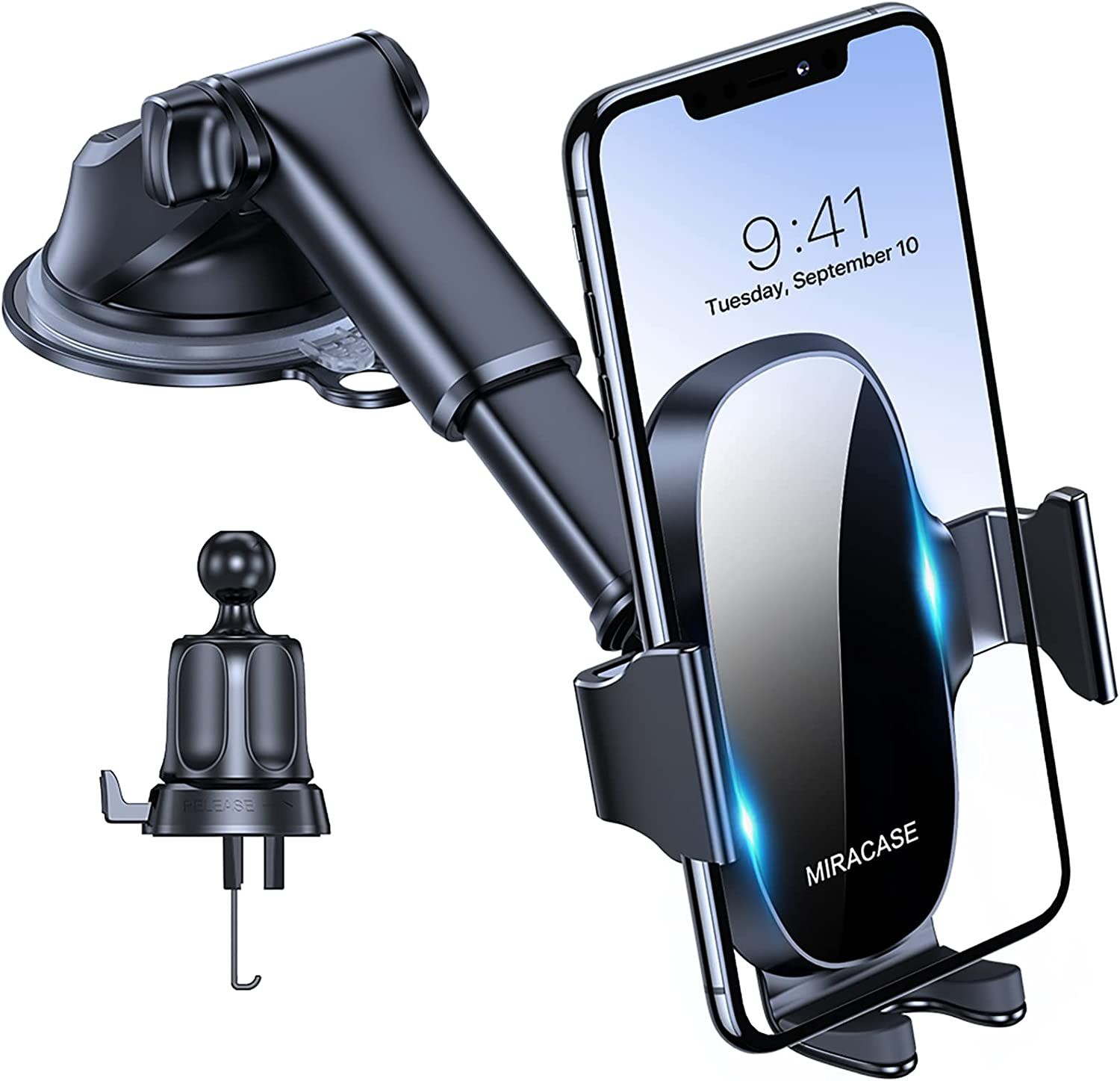 Miracase 4-in-1 Cell Phone Holder for Car 1