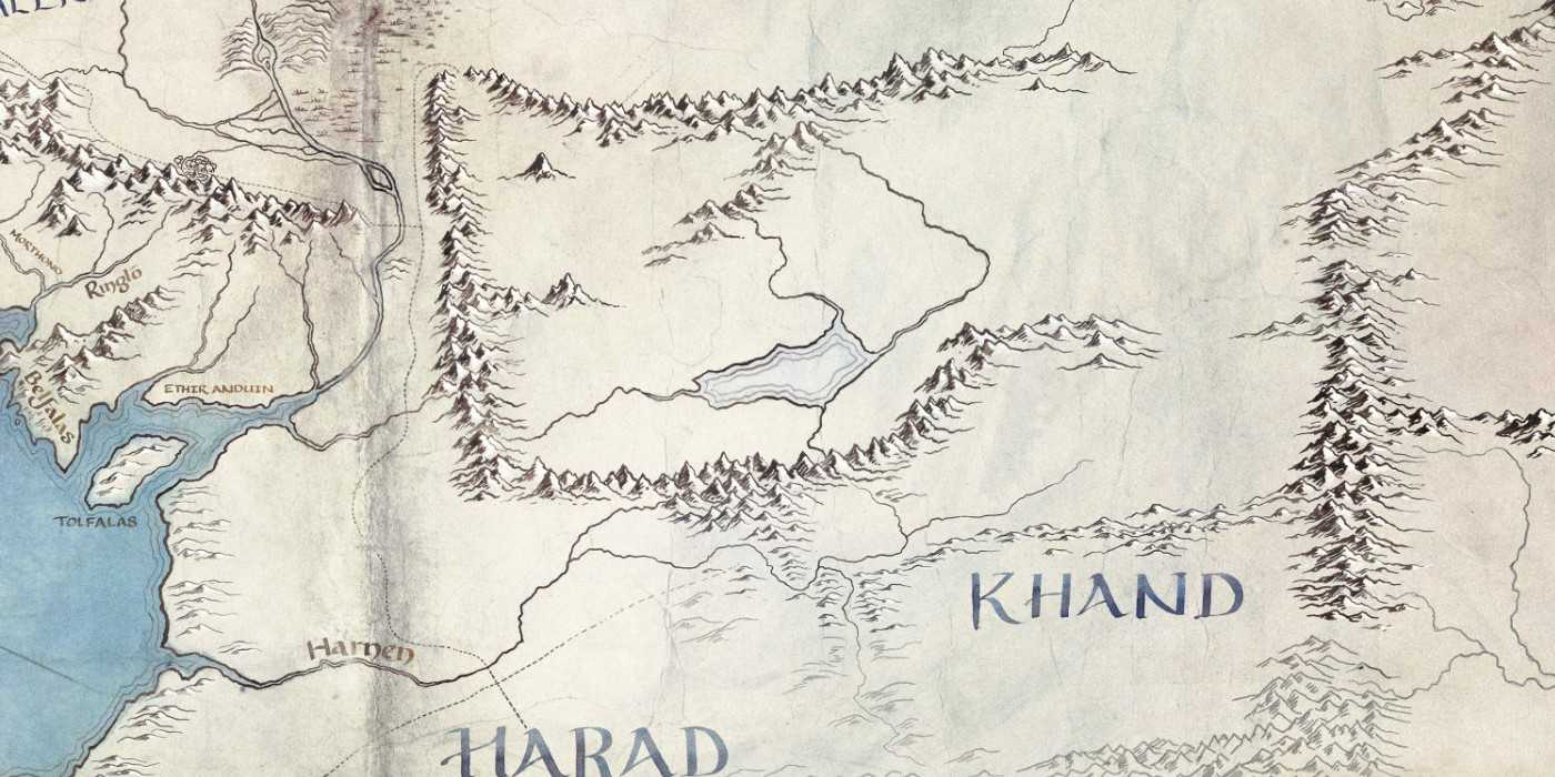 Mordor Rings of Power map
