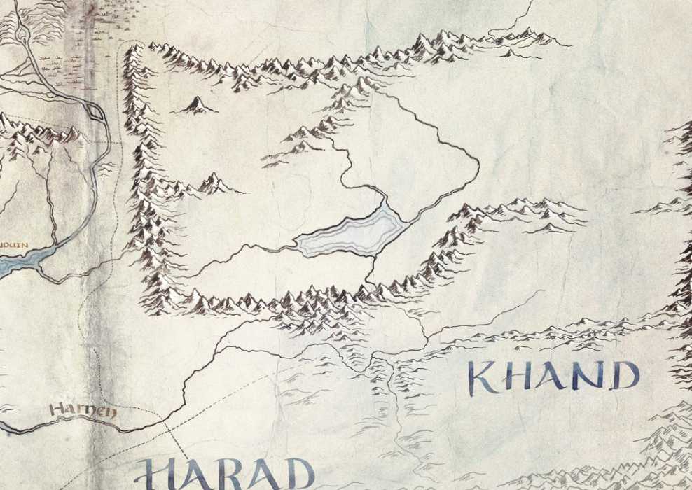 Mordor Rings of Power map