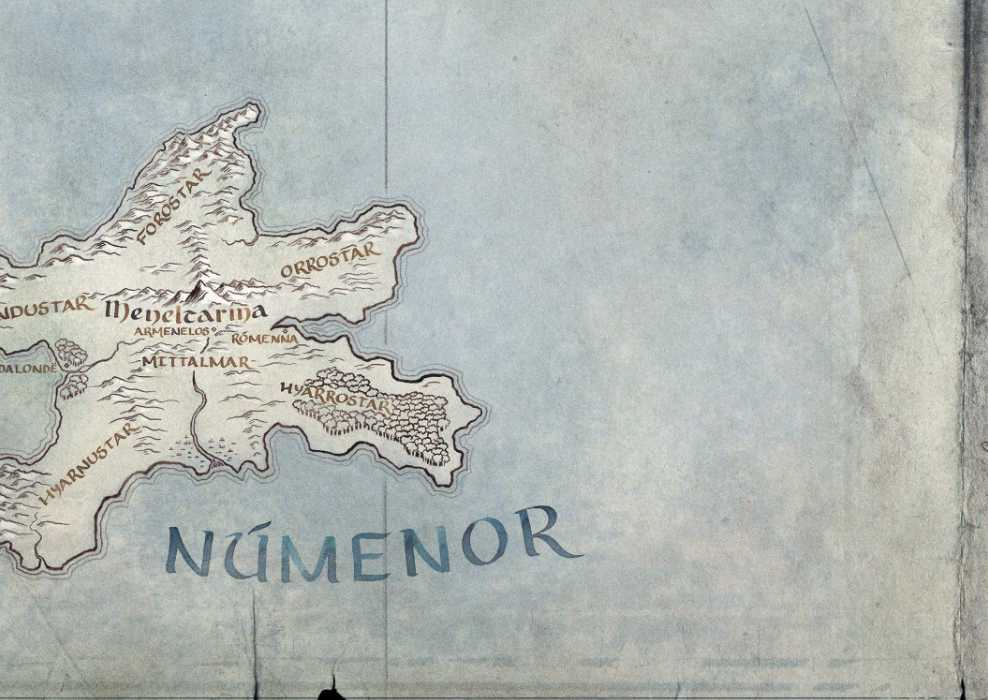 Numenor Rings Of Power map