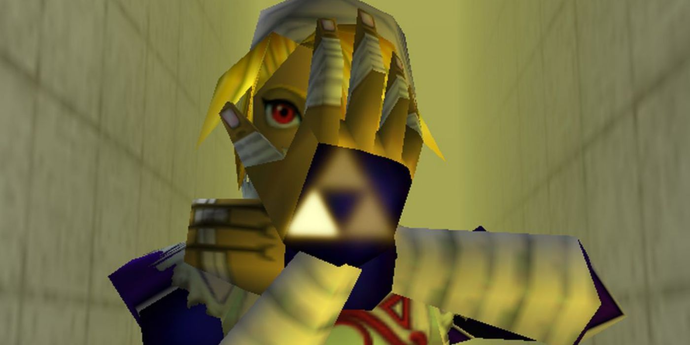 Sheik revealing the Triforce in Ocarina of Time