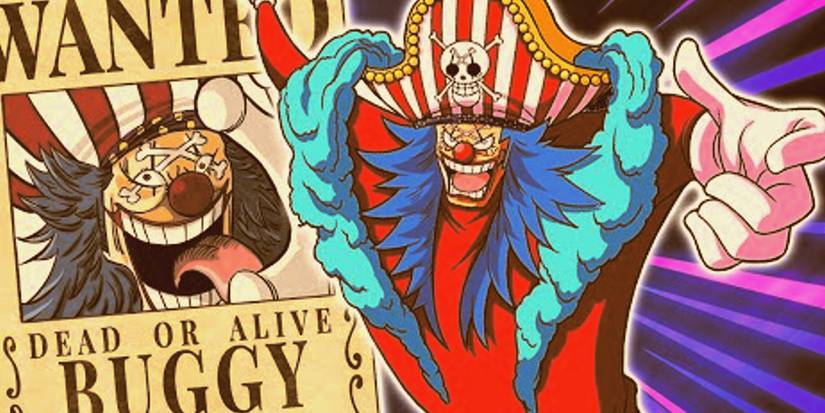 One Piece Buggy wanted poster featured