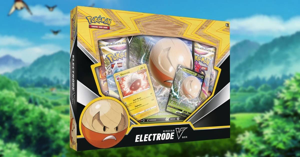pokemon trading card game: hisuian electrode v box Pokmon Unboxing You will find more fun cards in the additional 4 Pokmon TCG booster packs included in this box and a code card for Pokmon TCG Live Pokemon Trading Card Game |