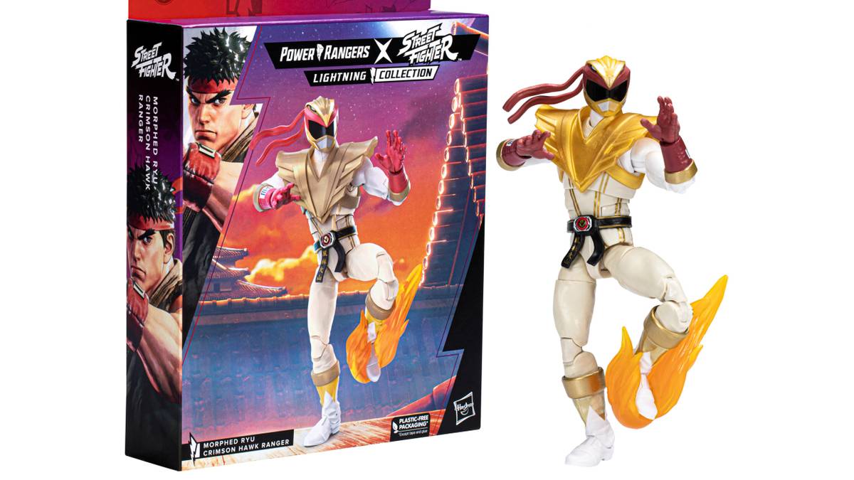 Power Rangers x Street Fighter RYU Crimson Hawk Figure Revealed [EXCLUSIVE]