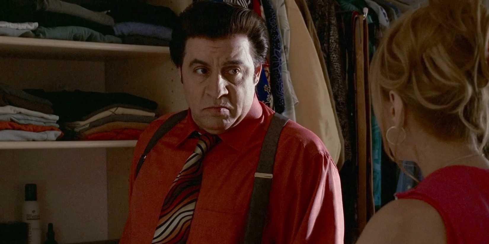 Silvio Dante em seu armário em The Sopranos