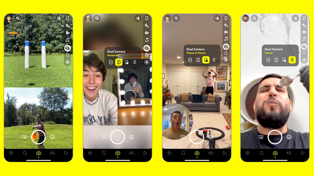 What Is Dual Camera Mode On Snapchat And How Do You Use It?