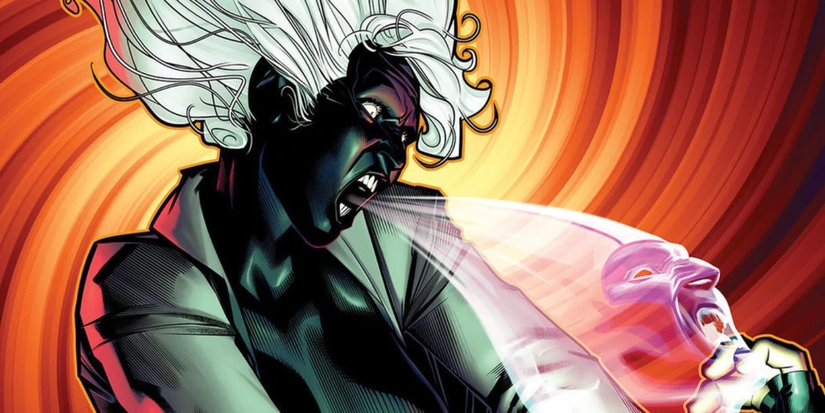 Singularity Jain sucking up a Green lantern