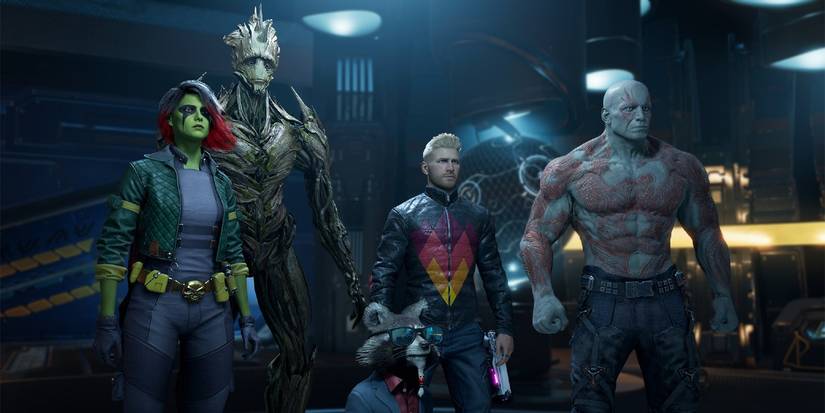 The Team in Marvel's Guardians Of The Galaxy