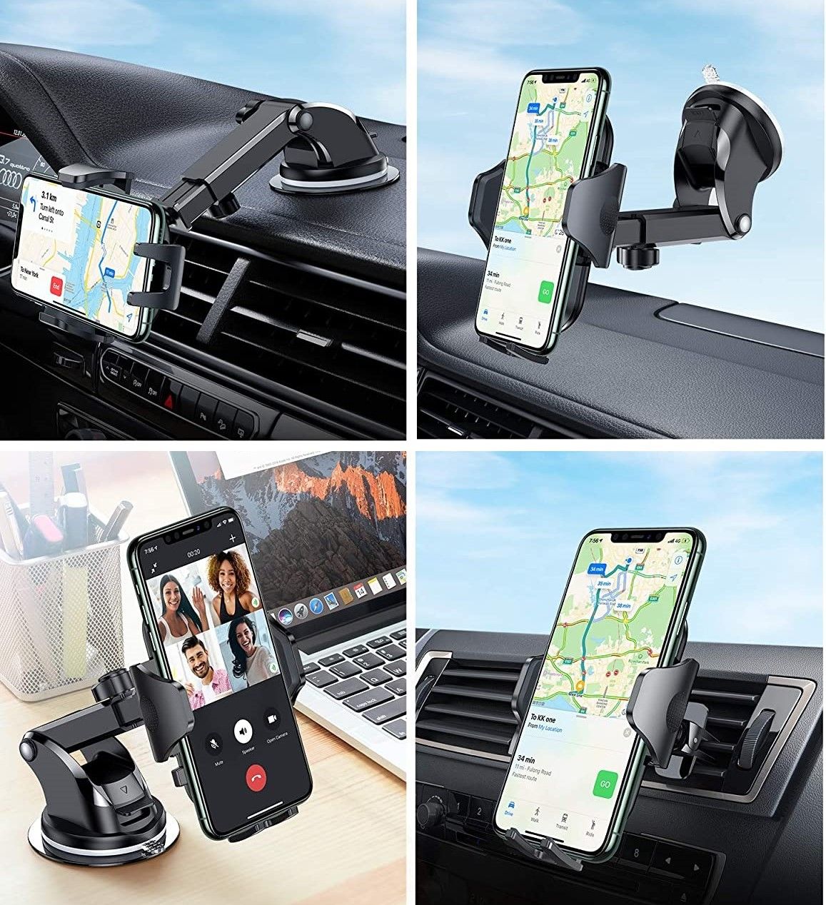 The VICSEED Universal Cell Phone Holder for Car 2