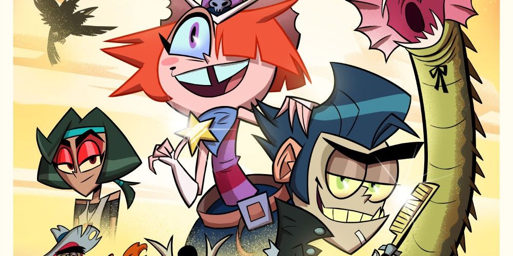 The characters of Long Gone Gulch assembling together Cropped