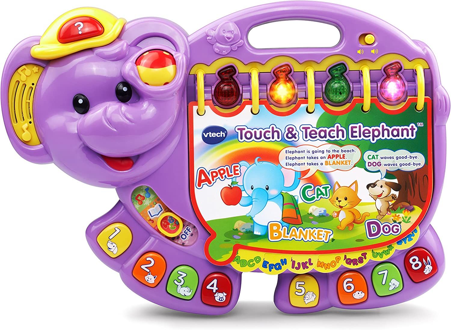 VTech Touch and Teach Elephant, Purple (Amazon Exclusive) 1