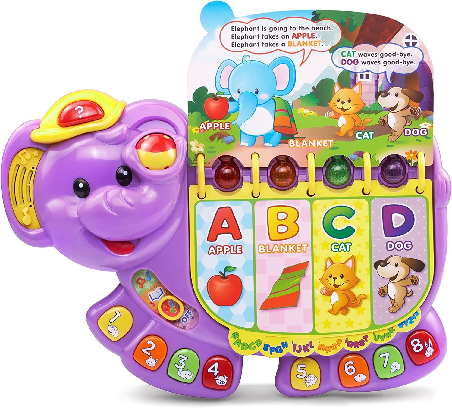 VTech Touch and Teach Elephant, Purple (Amazon Exclusive) 2