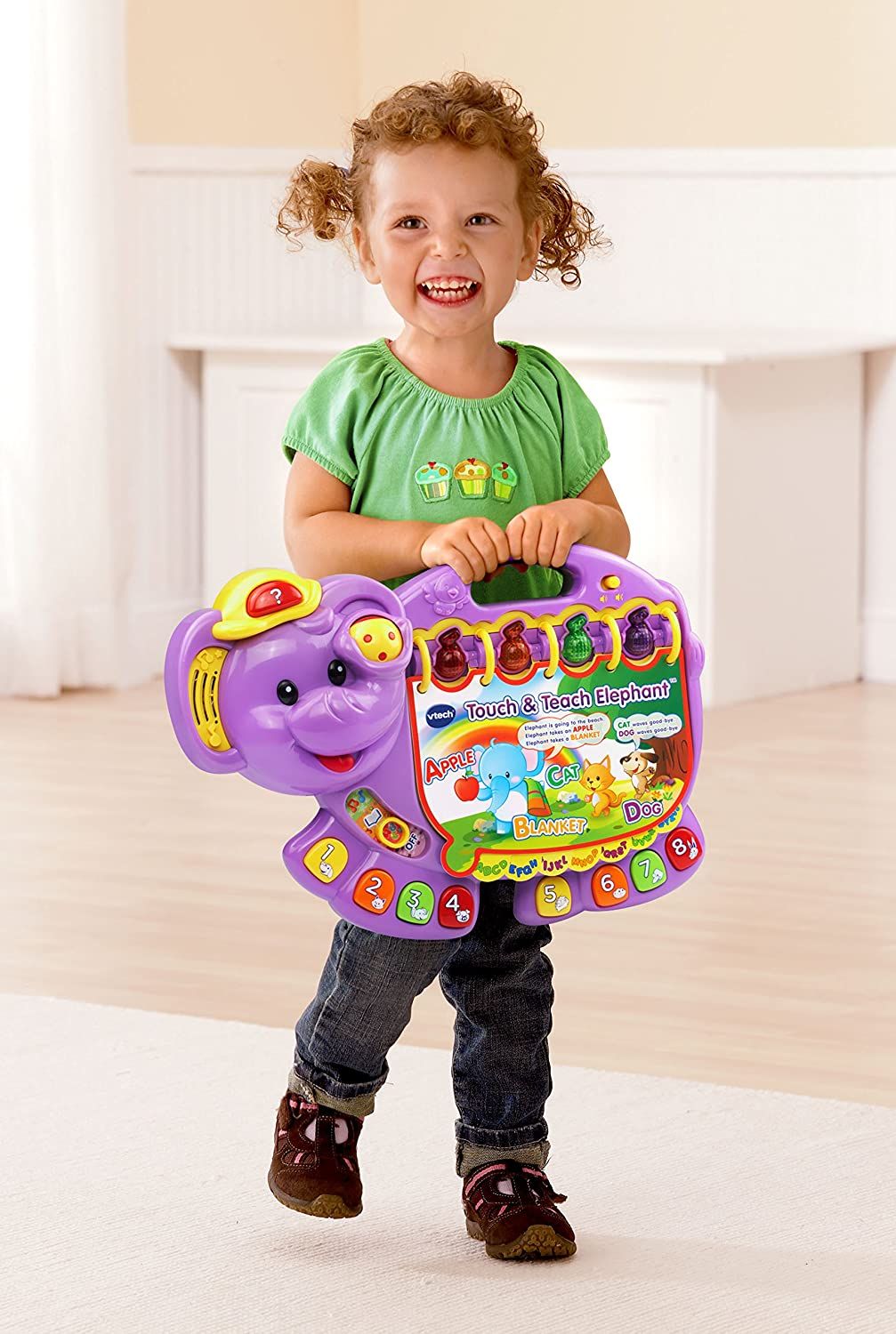 VTech Touch and Teach Elephant, Purple (Amazon Exclusive) 3