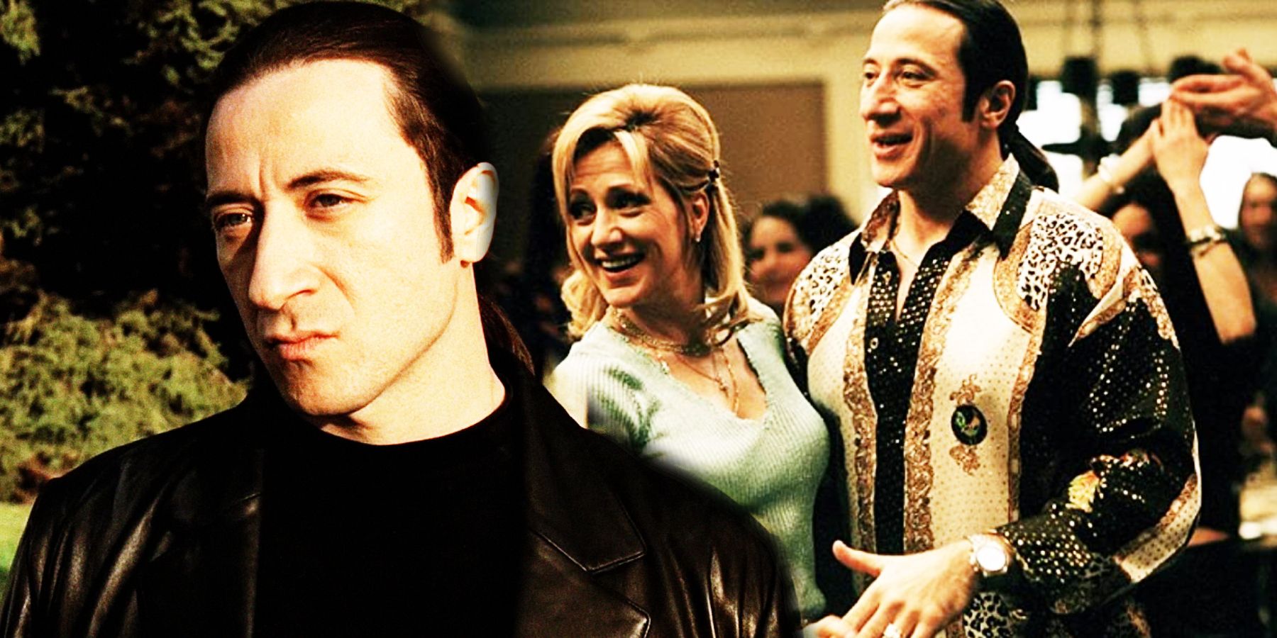 Federico Castelluccio and Edie Falco as Furio and Carmela in The Sopranos