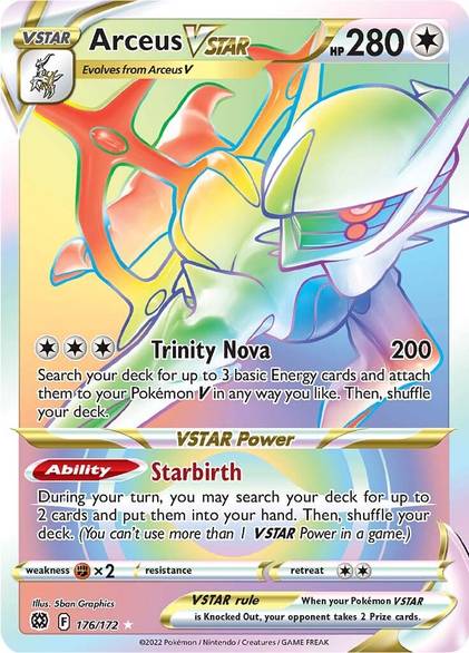 Most Expensive Cards In Pokmon's Arceus VSTAR/Flying Pikachu VMAX Deck Most Expensive Cards In Pokmon's Arceus VSTAR/Flying Pikachu VMAX Deck